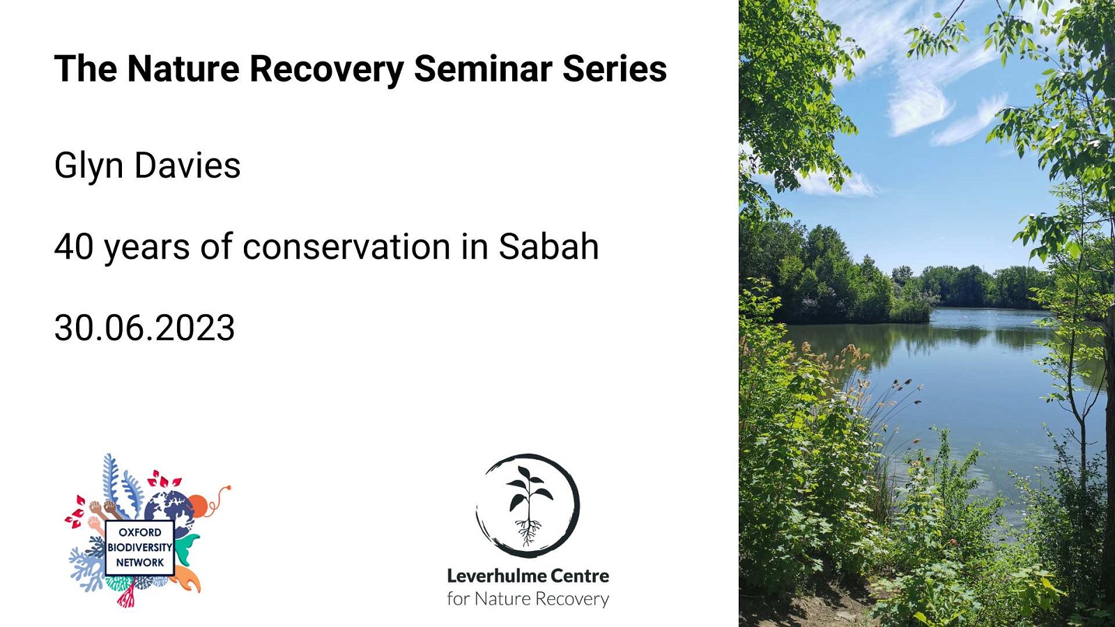 40 years of conservation in Sabah